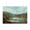 101875-306.jpg Mountain Landscape with Indians by John Mix Stanley Poster