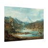 101875-307.jpg Mountain Landscape with Indians by John Mix Stanley Poster