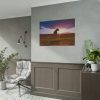 101875-34.jpg Free Dog at Sunset Poster