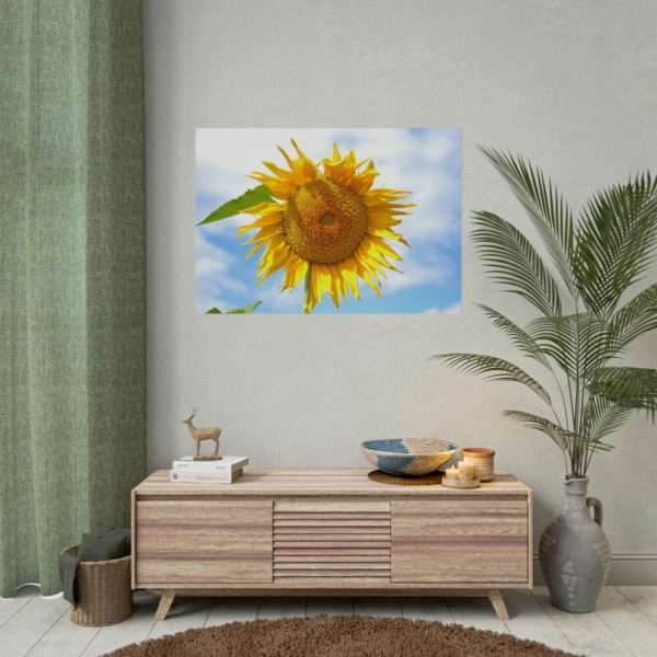 Farming Yellow Flowers  Poster