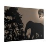 Moon Against Light Sky Poster