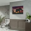 Elephant and Sunset in Africa Poster