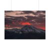 101875-411.jpg Mountain Under Cloudy Skies at Daytime Poster