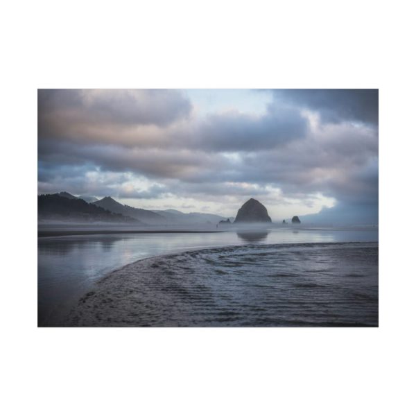 101875-460.jpg Misty View of the Mountain and Beach Poster
