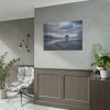 101875-464.jpg Misty View of the Mountain and Beach Poster