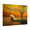 101875-522.jpg Woman in Desert on the Sand Poster