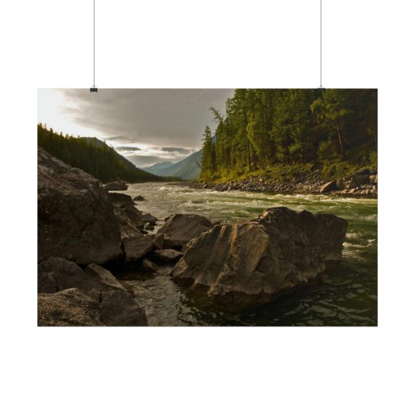 101875-541.jpg Creek River in the Forest Poster