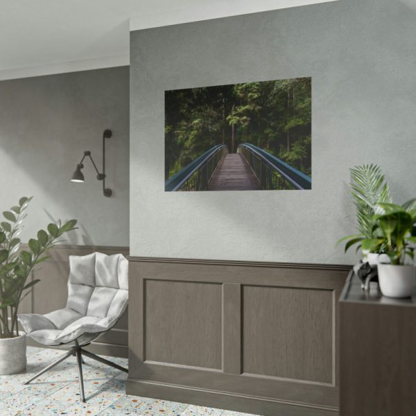 101875-569.jpg Bridge in the Forest Poster