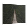 101875-607.jpg Bridge Leading to a Dense Forest Poster