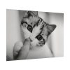 101875-67.jpg Kitten and Finger Poster