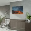 101875-674.jpg Swirling Stars in a Night Sky Over Lake Powell Poster