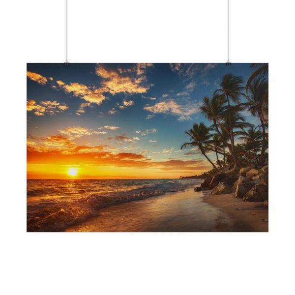 101875-706.jpg Sunrise Over the Beach Punta Cana Poster
