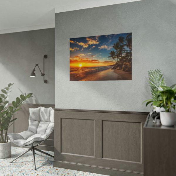 101875-709.jpg Sunrise Over the Beach Punta Cana Poster