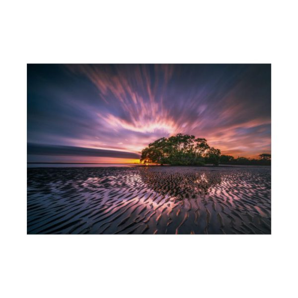 101875-740.jpg Waves Reflection and Sunrise Poster