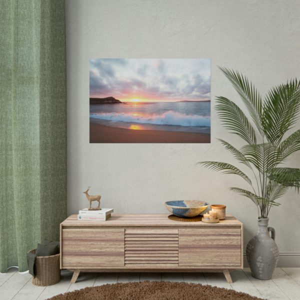 101875-763.jpg Pacific Coast Sunset at Monterey, California Poster