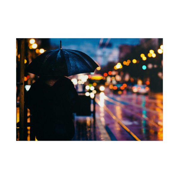 Rainy Night in the City Poster