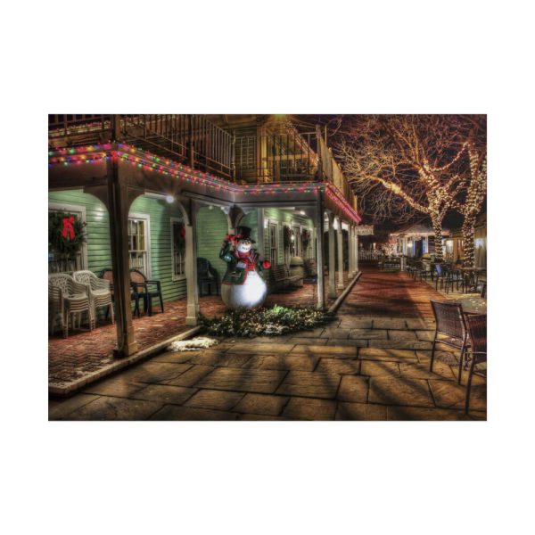 101875-838.jpg Town Christmas Decoration Poster