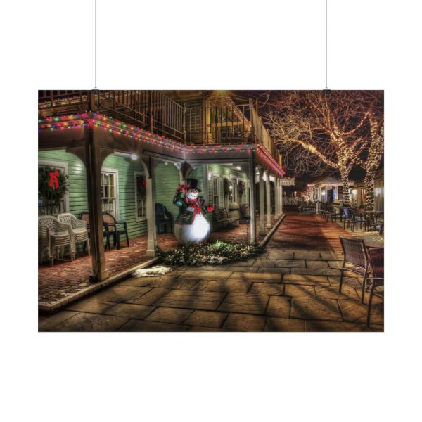 101875-839.jpg Town Christmas Decoration Poster