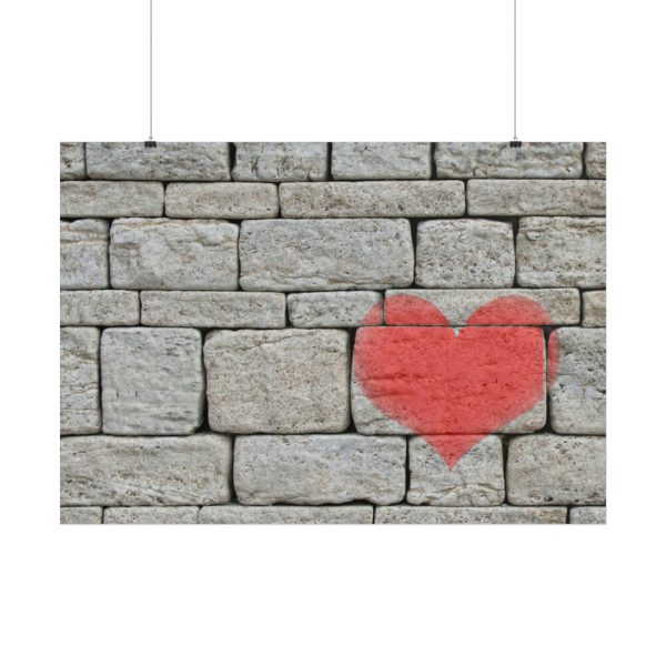 101875-849.jpg Heart on the Wall Poster