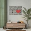 101875-851.jpg Heart on the Wall Poster