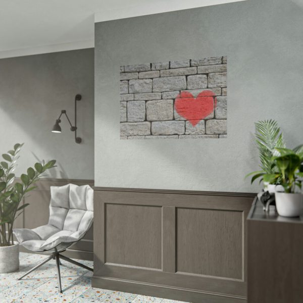 101875-852.jpg Heart on the Wall Poster