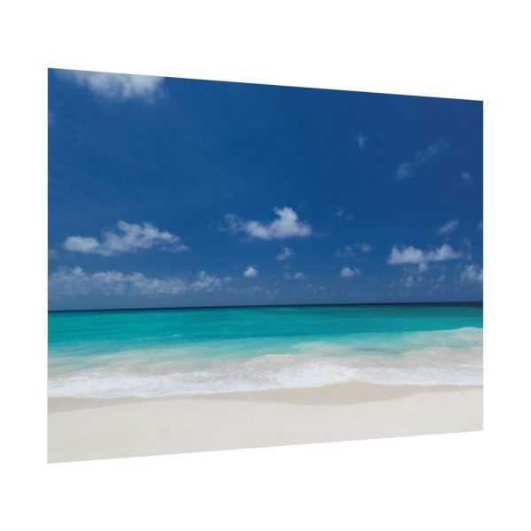 101875-880.jpg Blue Sky Sandy Beach Aesthetic Landscape Poster