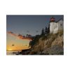 Lighthouse and Beautiful Sunset Poster