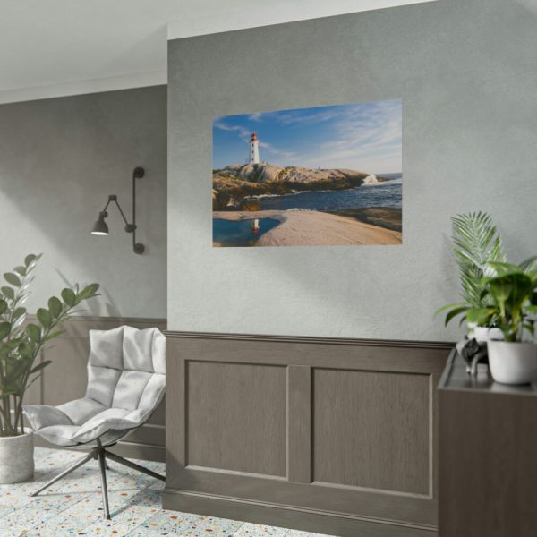 Lighthouse Near Beautiful Ocean Poster