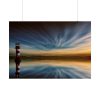 101875-919.jpg Water Reflection and Lighthouse in Dusk Poster