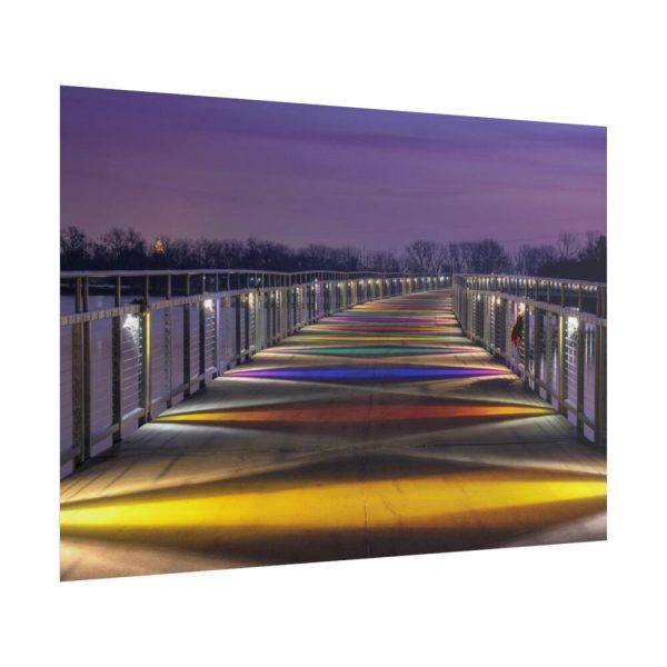 101875-944.jpg Bridge in the Colors of the Rainbow Poster