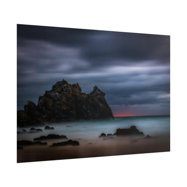 101875-959.jpg Sunset During Storm is Comimg to the Island Poster