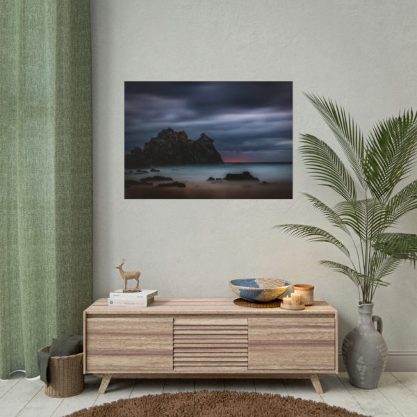 101875-960.jpg Sunset During Storm is Comimg to the Island Poster