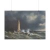 Eddystone Lighthouse by Anton Melbye Poster