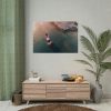 Lighthouse Drone View Poster
