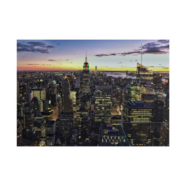 City Building in the Evening Poster