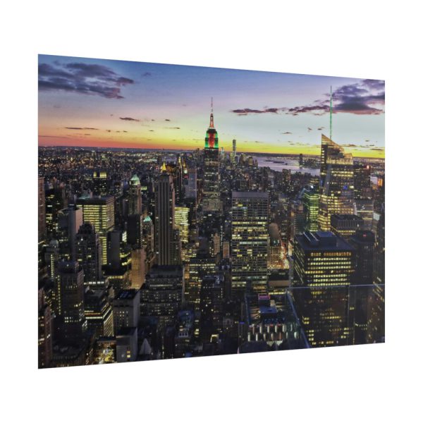 City Building in the Evening Poster