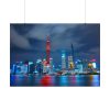 Light Building in the Night Poster