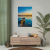 101894-131.jpg Old Boat in the Morning Sunlight Poster