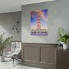 101894-137.jpg Tower With Blue and Yellow Sky Poster