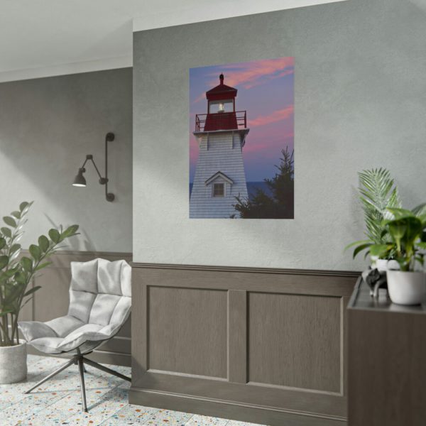 Lighthouse Sky Poster