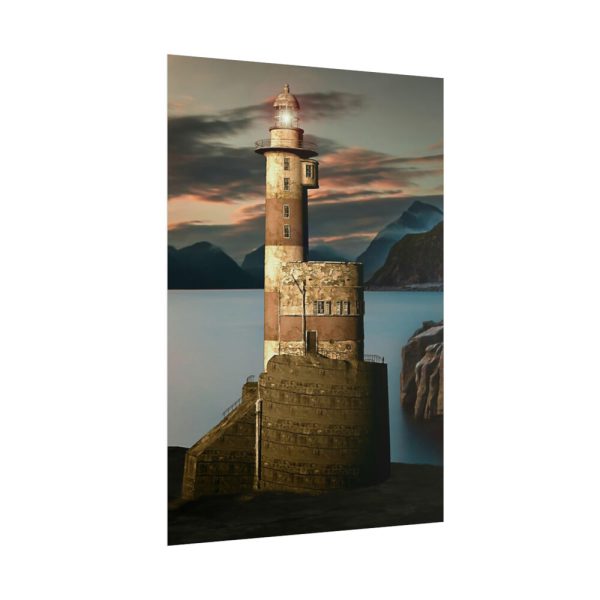 101894-160.jpg Computer Visualization of Lighthouse Poster