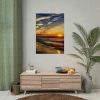 101894-171.jpg Beautiful Sunset Above the Ocean Poster