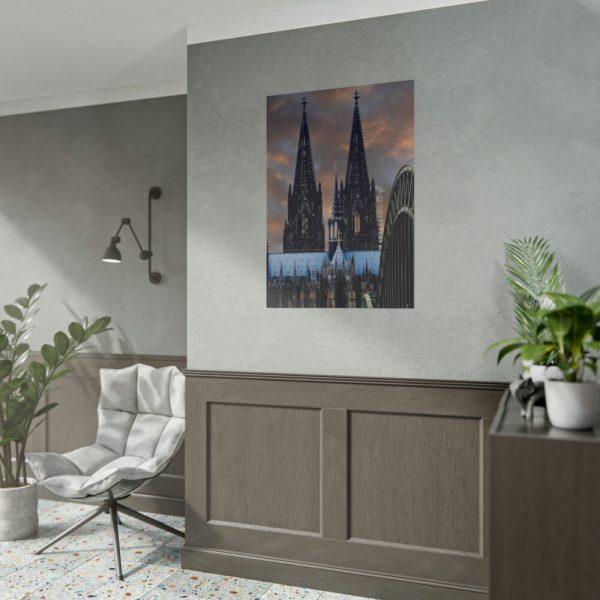 101894-177.jpg Cologne Cathedral Hohenzollern Bridge Poster