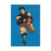 101894-204.jpg Yale Man playing American football Poster