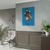 101894-207.jpg Yale Man playing American football Poster