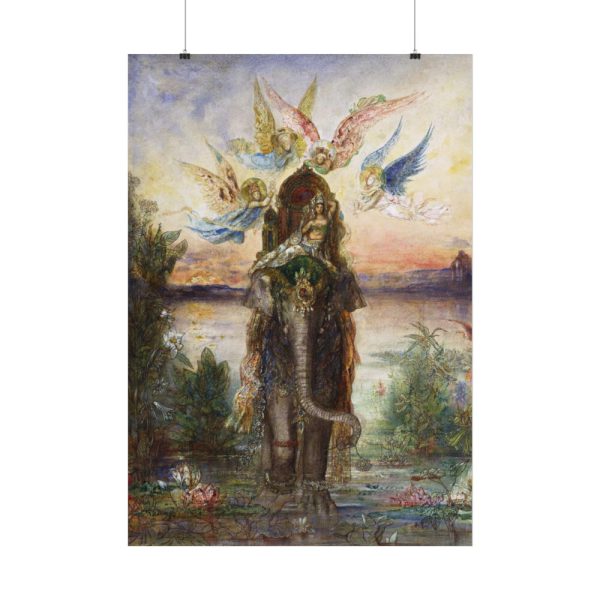 Gustave Moreau Sacred Elephant Poster