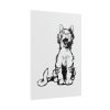101894-42.jpg Illustration of Yawning Cat Poster