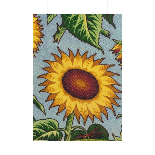 101894-59.jpg Sunflower Pattern Poster