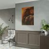 Art Elephants Sun Savannah Poster
