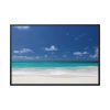 88289-1007.jpg Blue Sky Sandy Beach Aesthetic Landscape |Framed Canvas